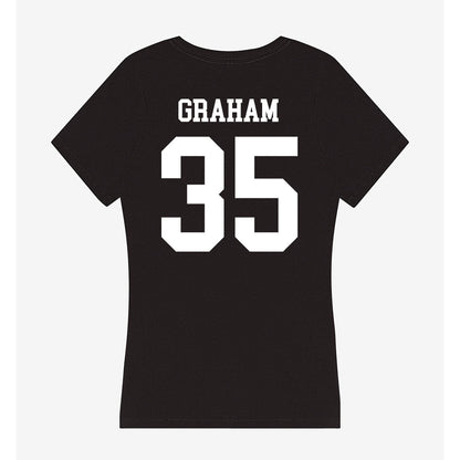 NSU - NCAA Women's Basketball : Telia Graham - Women's V-Neck T-Shirt-1