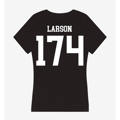 NSU - NCAA Wrestling : Kane Larson - Women's V-Neck T-Shirt-1