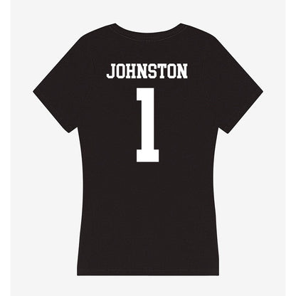 NSU - NCAA Football : Kiyon Johnston - Women's V-Neck T-Shirt-1