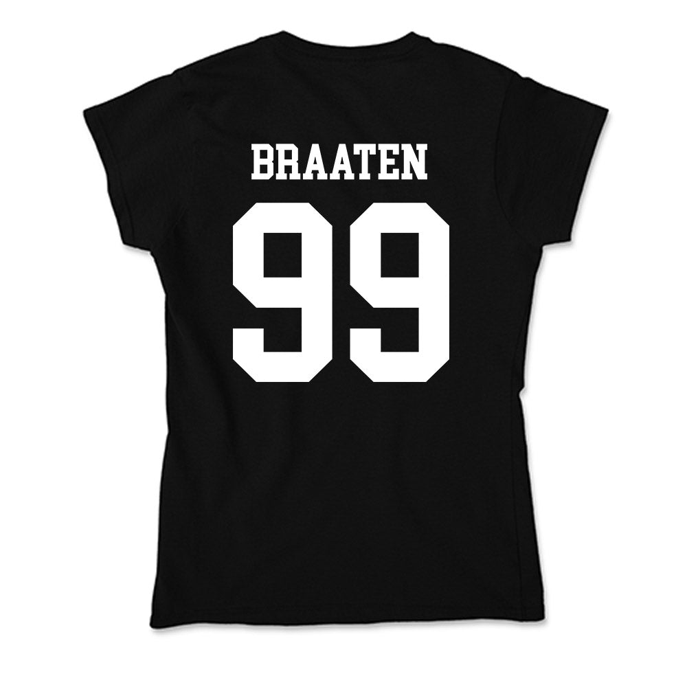 NSU - NCAA Softball : Emily Braaten - Soft Style Women’s T-Shirt-1