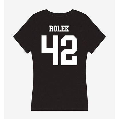 NSU - NCAA Softball : Grace Rolek - Women's V-Neck T-Shirt-1