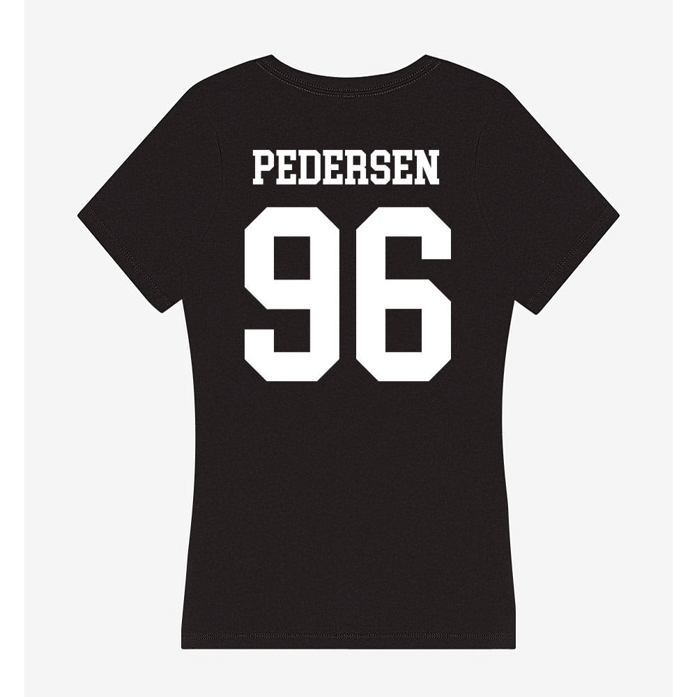 NSU - NCAA Football : Brock Pedersen - Women's V-Neck T-Shirt-1
