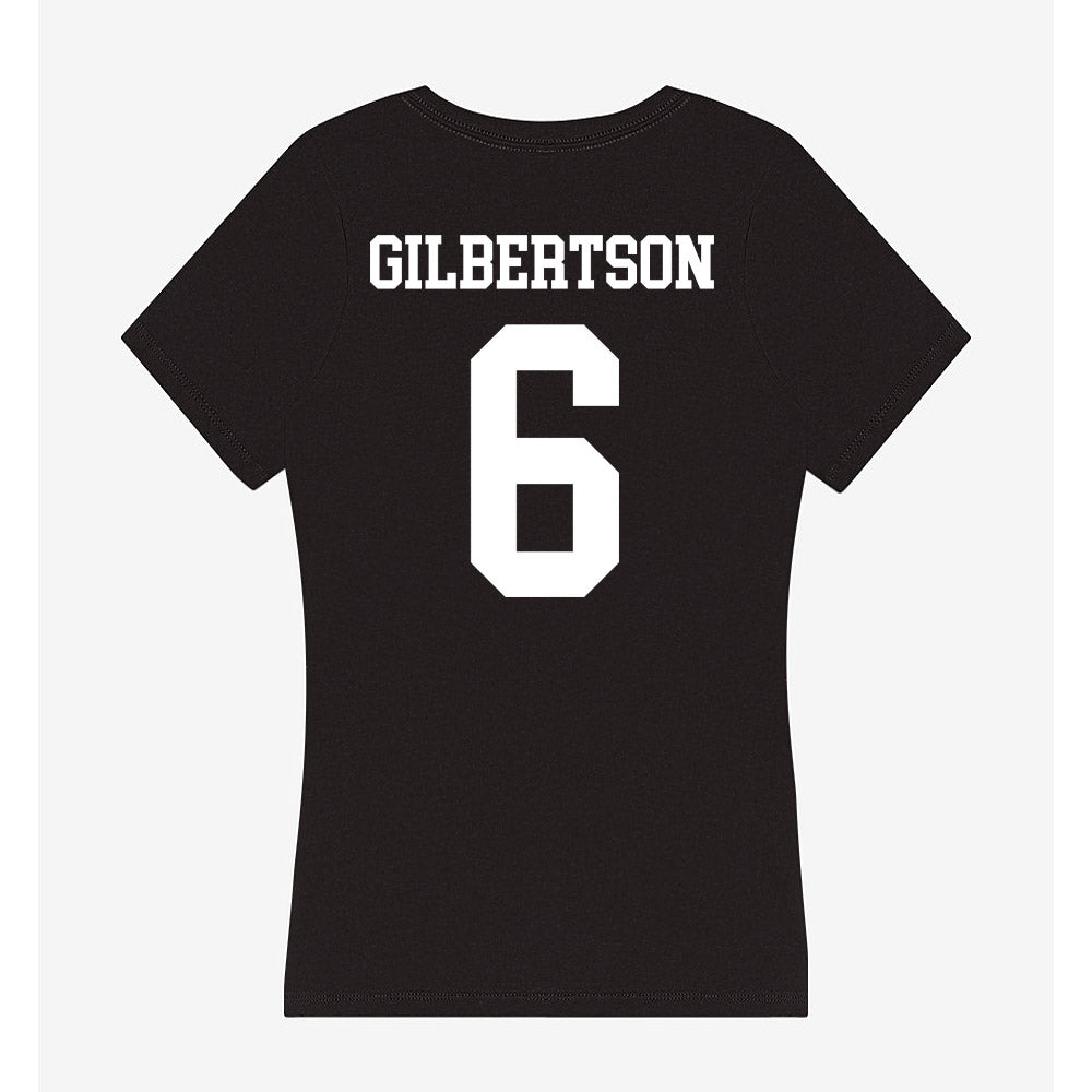 NSU - NCAA Women's Soccer : Sydney Gilbertson - Women's V-Neck T-Shirt-1