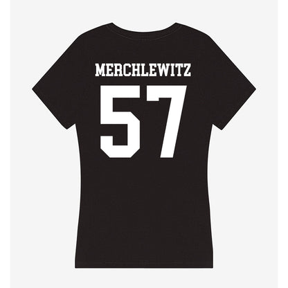 NSU - NCAA Football : Jake Merchlewitz - Women's V-Neck T-Shirt-1