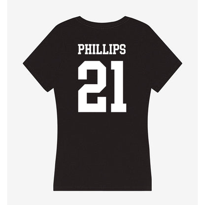 NSU - NCAA Women's Soccer : Alexis Phillips - Women's V-Neck T-Shirt-1