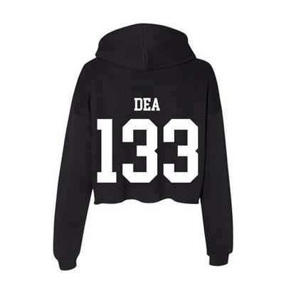 NSU - NCAA Wrestling : Harrison Dea - Women's Crop Fleece Hoodie-1