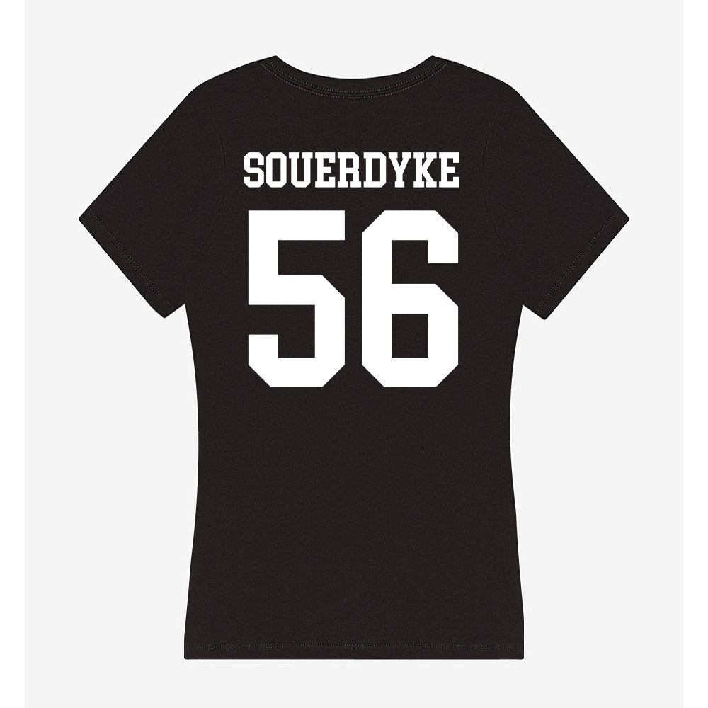 NSU - NCAA Football : Sam Souerdyke - Women's V-Neck T-Shirt-1