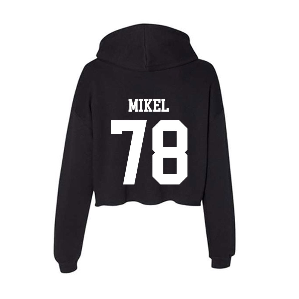 NSU - NCAA Football : Ty Mikel - Women's Crop Fleece Hoodie-1