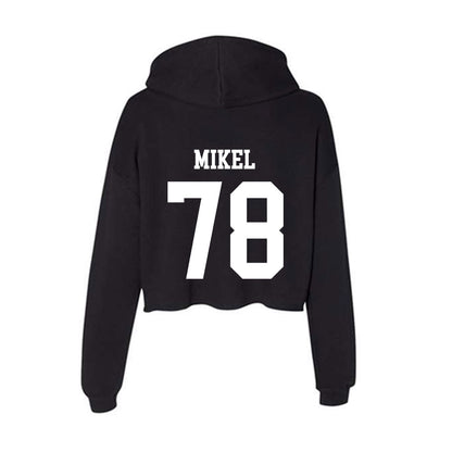 NSU - NCAA Football : Ty Mikel - Women's Crop Fleece Hoodie-1