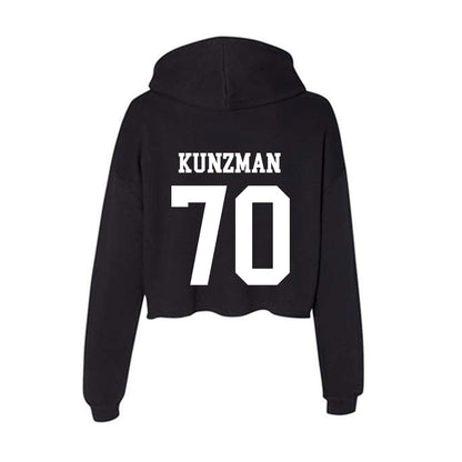 NSU - NCAA Football : Jeffrey Kunzman - Women's Crop Fleece Hoodie-1