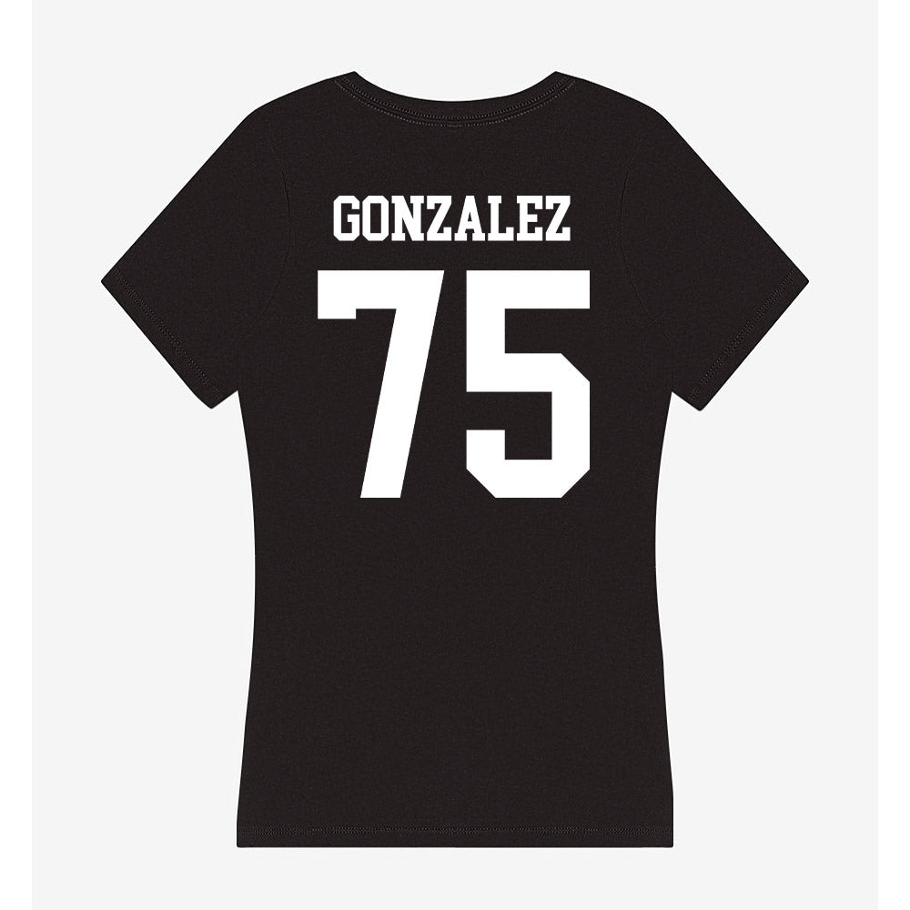 NSU - NCAA Football : Felipe Gonzalez - Women's V-Neck T-Shirt-1
