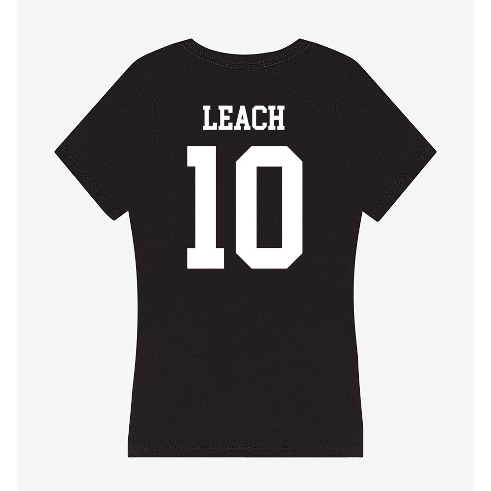 NSU - NCAA Women's Volleyball : Addie Leach - Women's V-Neck T-Shirt-1