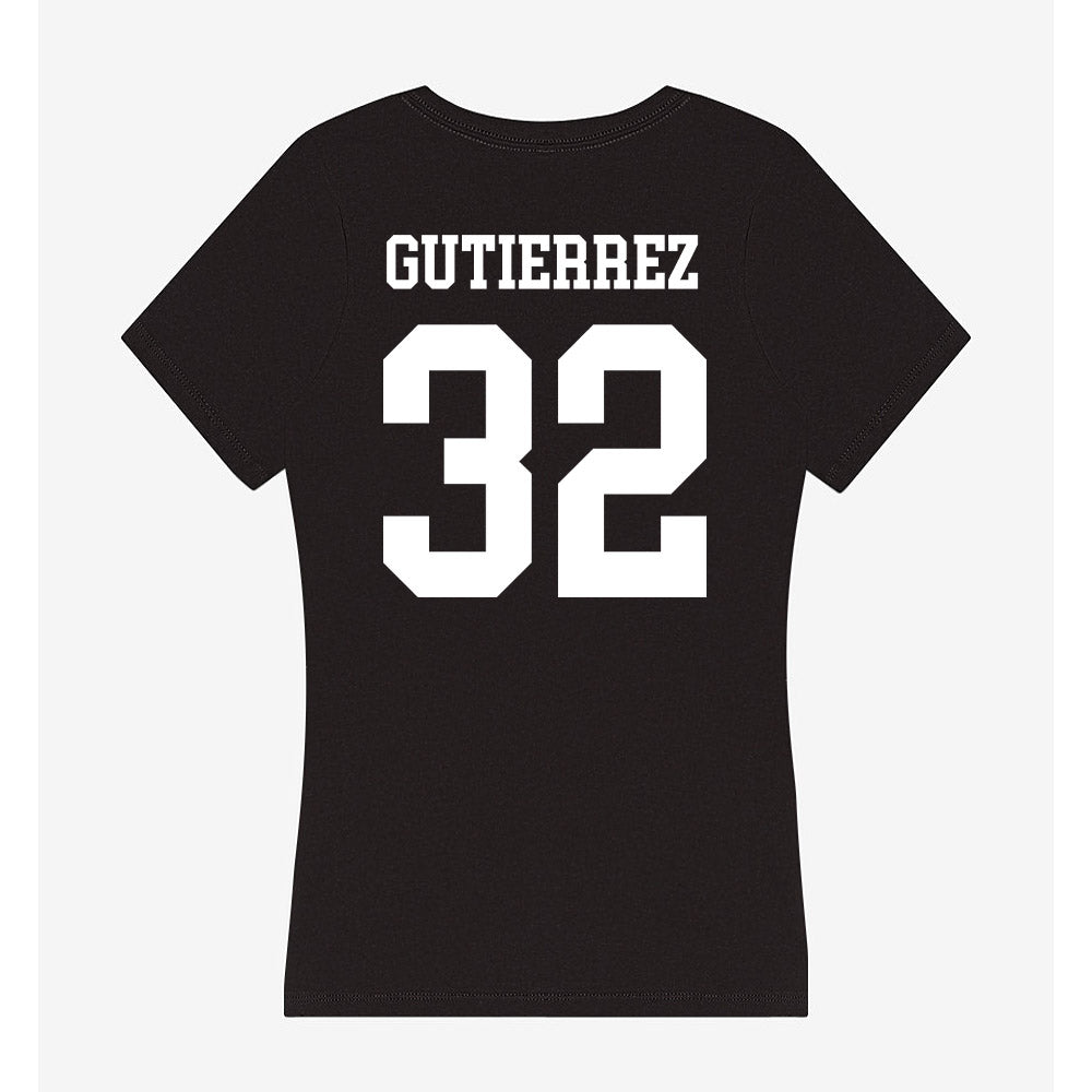 NSU - NCAA Football : Gabe Gutierrez - Women's V-Neck T-Shirt-1