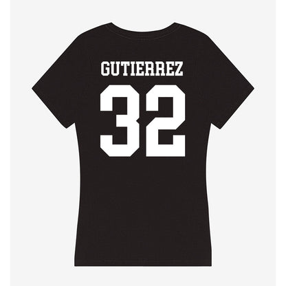 NSU - NCAA Football : Gabe Gutierrez - Women's V-Neck T-Shirt-1