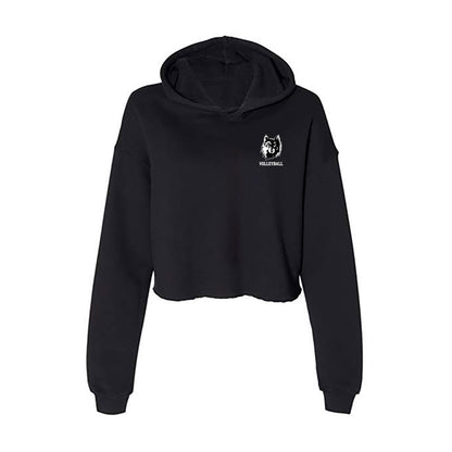 NSU - NCAA Women's Volleyball : Maggie Smith - Women's Crop Fleece Hooded Sweatshirt-0