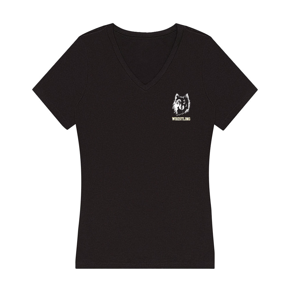NSU - NCAA Wrestling : Tyson Lien - Women's V-Neck T-Shirt-0