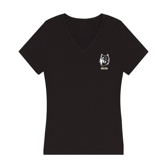 NSU - NCAA Women's Soccer : Clara Nelson - Women's V-Neck T-Shirt-0
