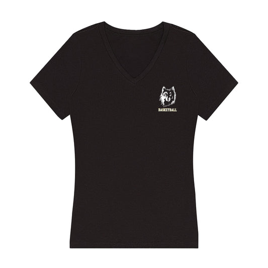 NSU - NCAA Men's Basketball : Marley Baah-Yeboah - Women's V-Neck T-Shirt-0