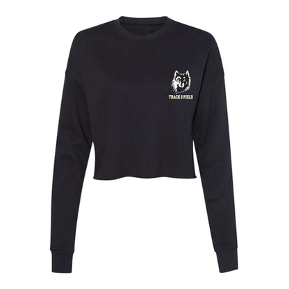 NSU - NCAA Women's Track & Field : Julia Skari - Women's Cropped Crew Fleece-0