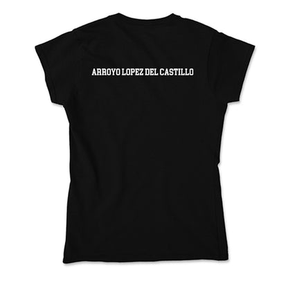 Monmouth - NCAA Men's Swimming & Diving : Izan Arroyo Lopez del Castillo - Soft Style Women’s T-Shirt-1