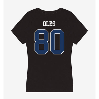 Monmouth - NCAA Men's Lacrosse : Lincoln Oles - Women's V-Neck T-Shirt-1