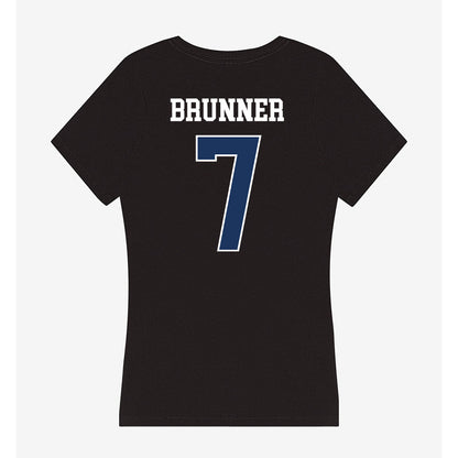 Monmouth - NCAA Baseball : Chase Brunner - Women's V-Neck T-Shirt-1