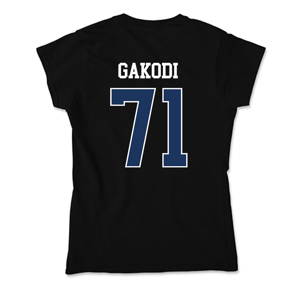 Monmouth - NCAA Football : Moses Gakodi - Soft Style Women’s T-Shirt-1