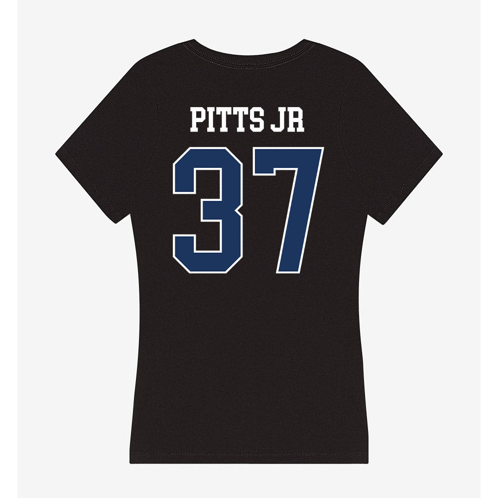 Monmouth - NCAA Football : Korry Pitts Jr - Women's V-Neck T-Shirt-1