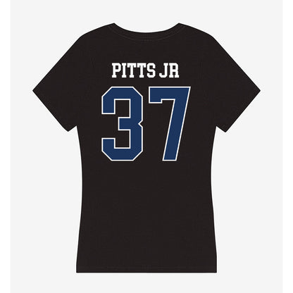 Monmouth - NCAA Football : Korry Pitts Jr - Women's V-Neck T-Shirt-1