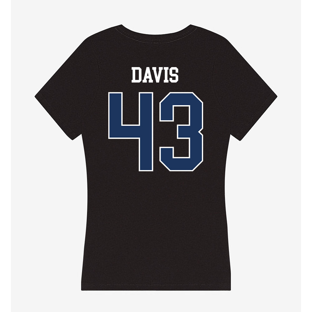 Monmouth - NCAA Football : Jake Davis - Women's V-Neck T-Shirt-1