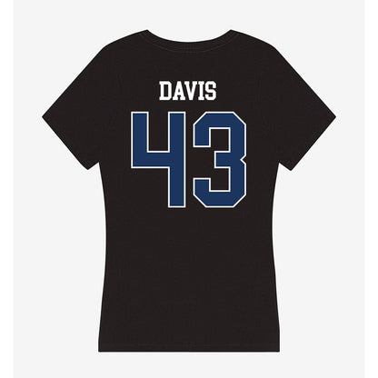 Monmouth - NCAA Football : Jake Davis - Women's V-Neck T-Shirt-1
