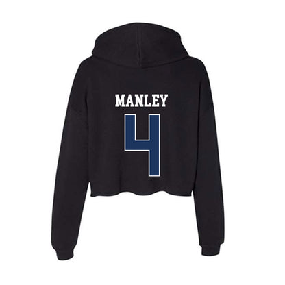 Monmouth - NCAA Women's Soccer : Emma Manley - Women's Crop Fleece Hoodie-1