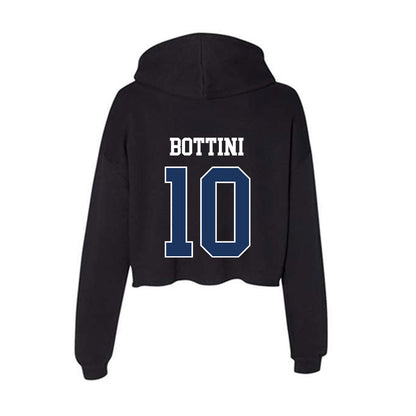 Monmouth - NCAA Men's Soccer : Jasen Bottini - Women's Crop Fleece Hooded Sweatshirt-1
