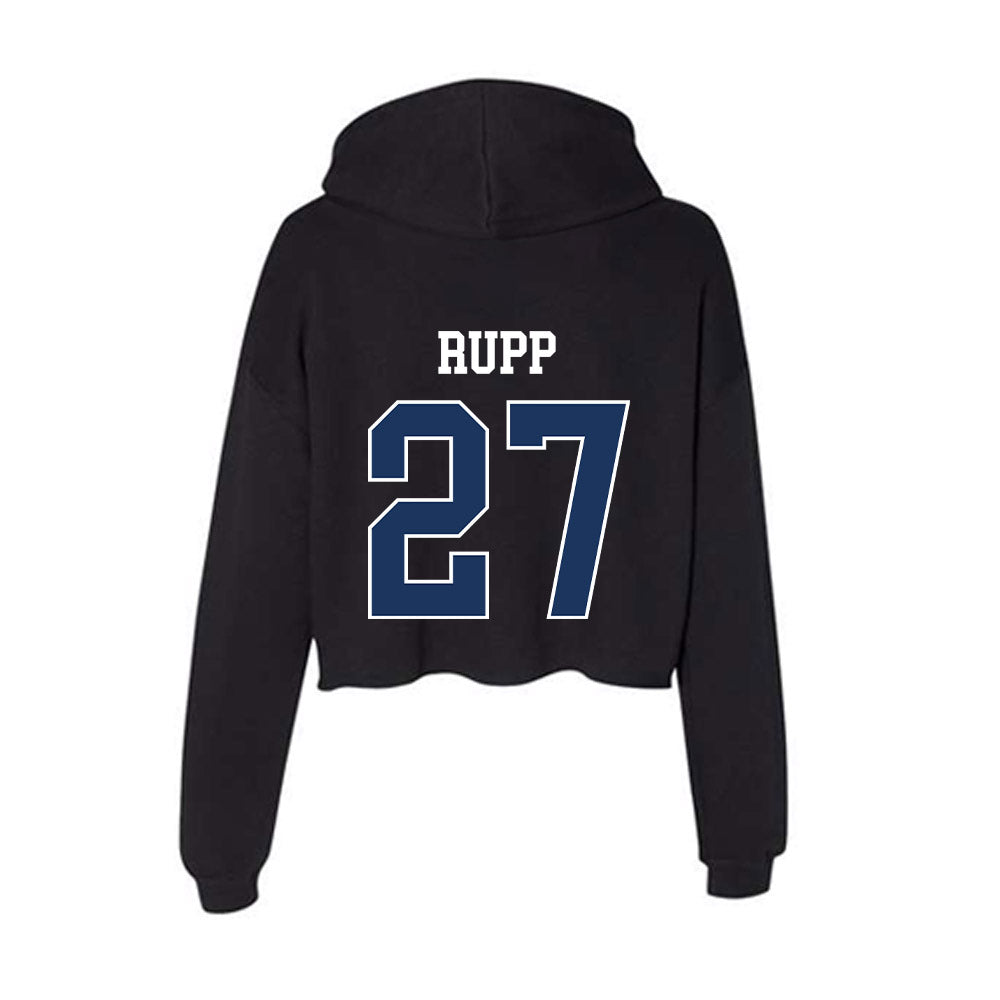 Monmouth - NCAA Men's Lacrosse : Aidan Rupp - Women's Crop Fleece Hoodie-1
