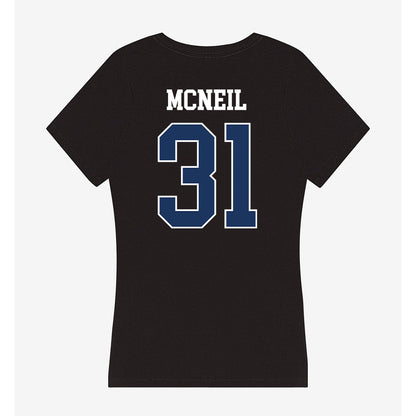 Monmouth - NCAA Football : Amori McNeil - Women's V-Neck T-Shirt-1