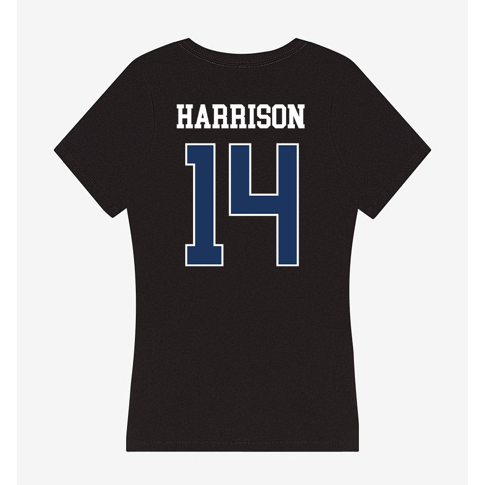 Monmouth - NCAA Football : Christian Harrison - Women's V-Neck T-Shirt-1