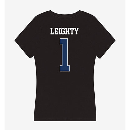 Monmouth - NCAA Softball : Bronwynn Leighty - Women's V-Neck T-Shirt-1