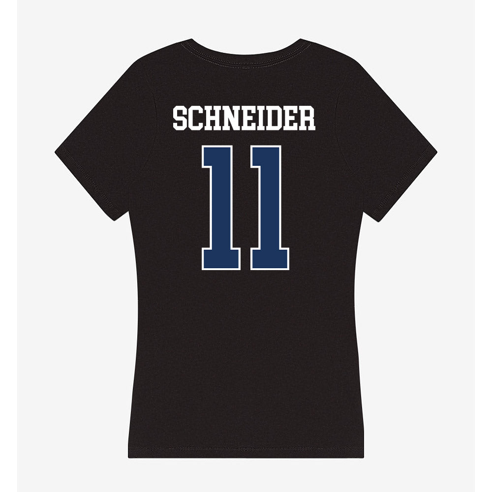 Monmouth - NCAA Men's Lacrosse : Matt Schneider - Women's V-Neck T-Shirt-1
