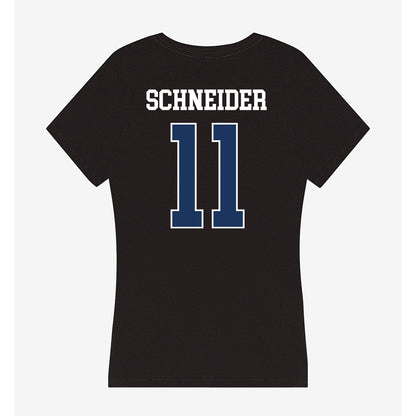 Monmouth - NCAA Men's Lacrosse : Matt Schneider - Women's V-Neck T-Shirt-1
