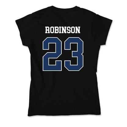 Monmouth - NCAA Men's Basketball : Cornelius Robinson - Soft Style Women’s T-Shirt-1