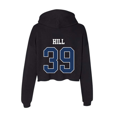 Monmouth - NCAA Football : Destin Hill - Women's Crop Fleece Hoodie-1