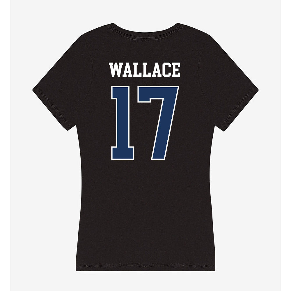 Monmouth - NCAA Men's Lacrosse : Ryan Wallace - Women's V-Neck T-Shirt-1