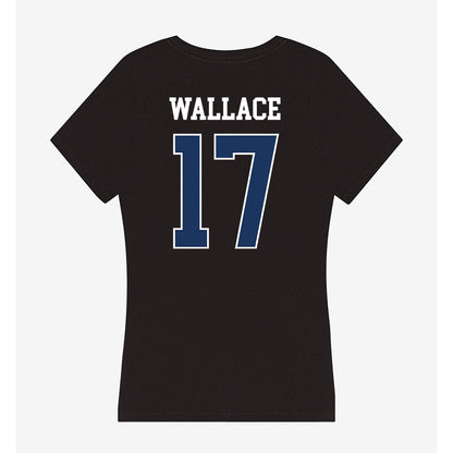 Monmouth - NCAA Men's Lacrosse : Ryan Wallace - Women's V-Neck T-Shirt-1