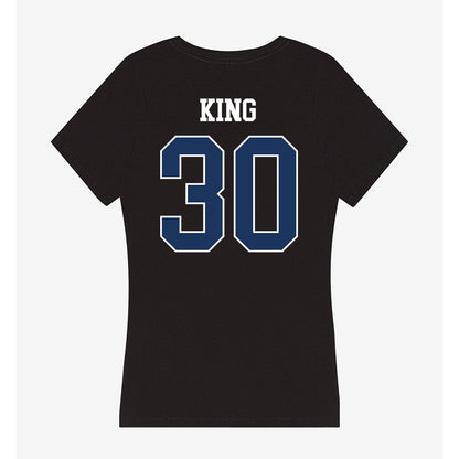 Monmouth - NCAA Men's Soccer : Jason King - Women's V-Neck T-Shirt-1