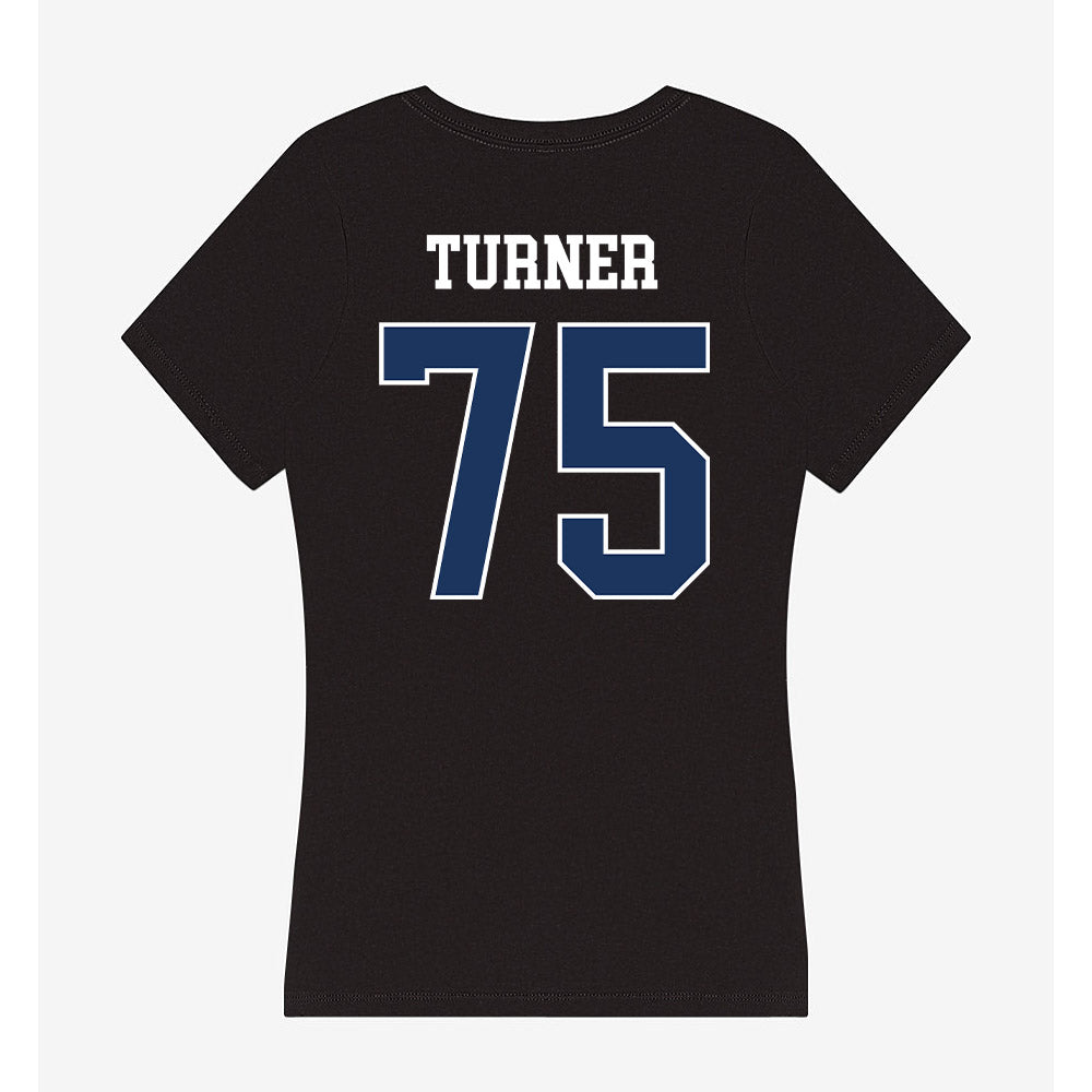 Monmouth - NCAA Football : Bleek Turner - Women's V-Neck T-Shirt-1