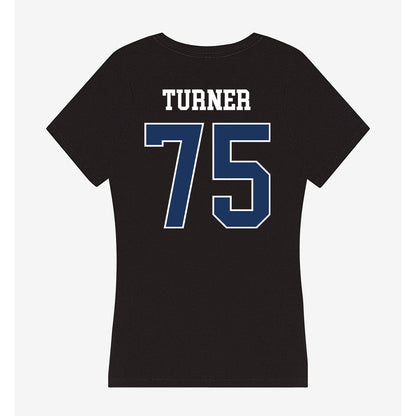 Monmouth - NCAA Football : Bleek Turner - Women's V-Neck T-Shirt-1