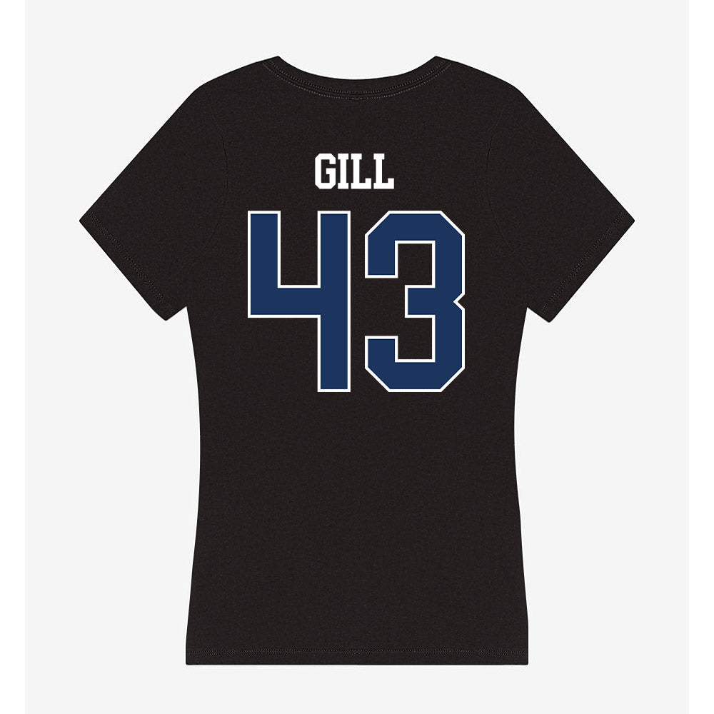Monmouth - NCAA Men's Lacrosse : Arjun Gill - Women's V-Neck T-Shirt-1