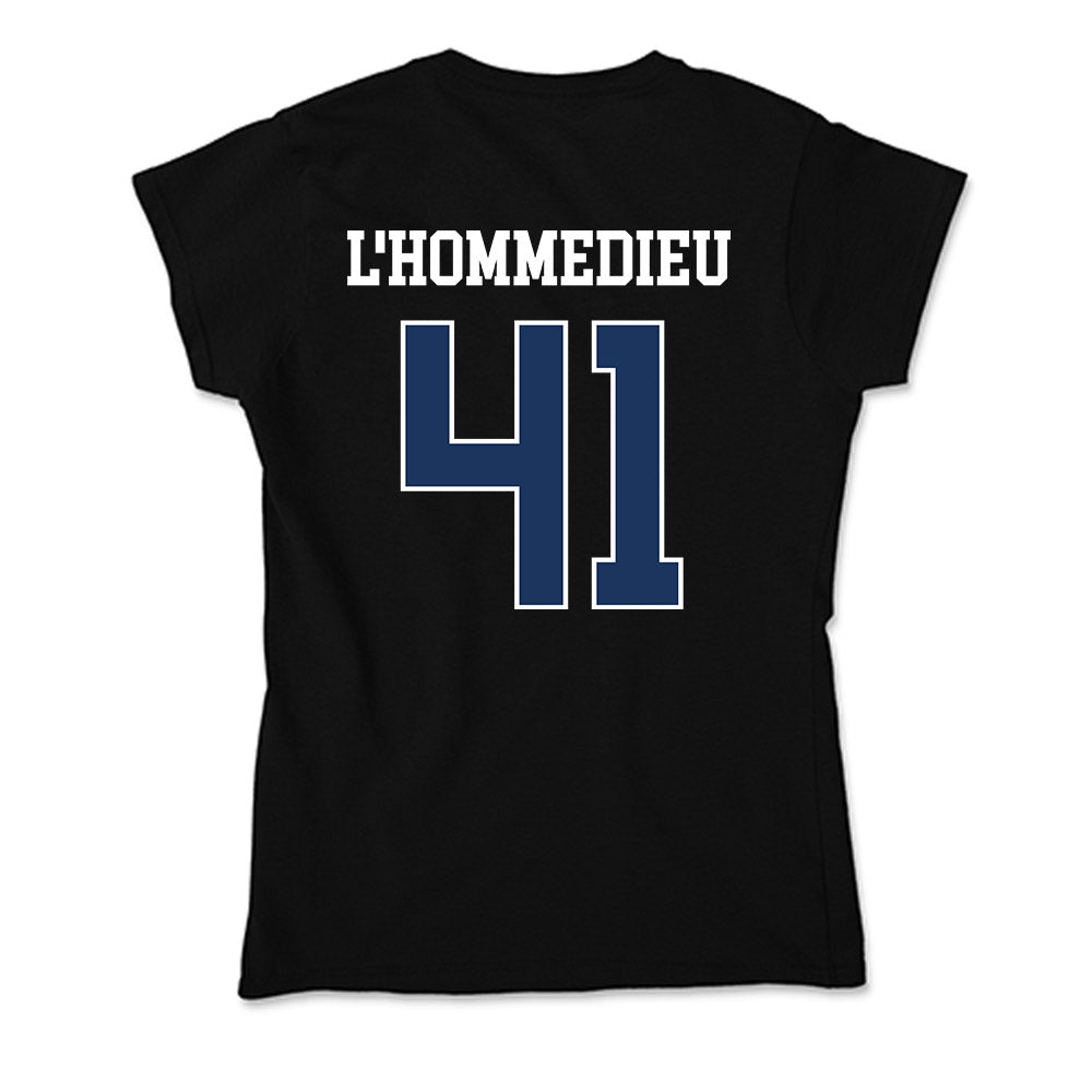 Monmouth - NCAA Men's Lacrosse : Benjamin L'Hommedieu - Soft Style Women’s T-Shirt-1
