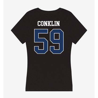 Monmouth - NCAA Football : Andrew Conklin - Women's V-Neck T-Shirt-1