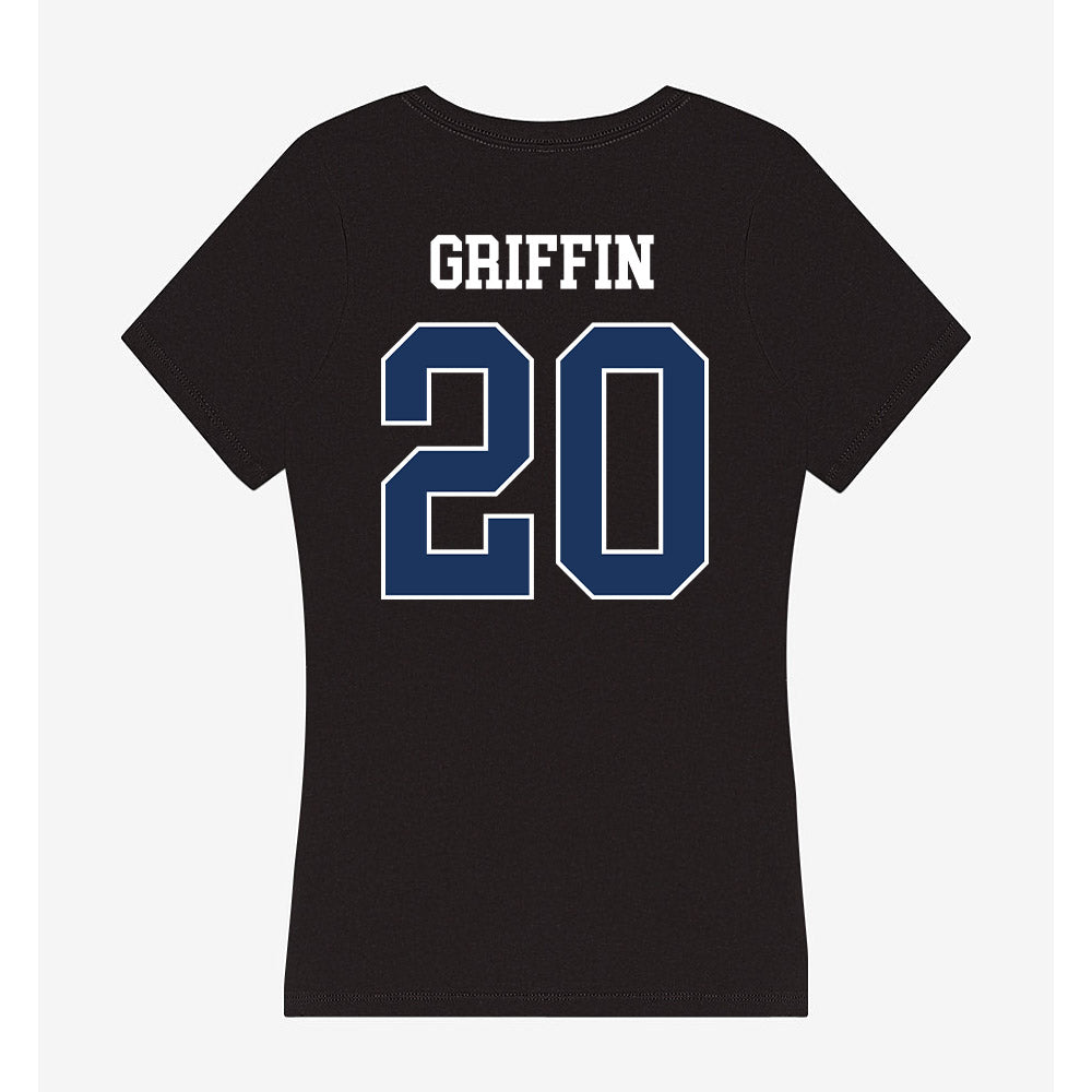 Monmouth - NCAA Men's Basketball : Zubayr Griffin - Women's V-Neck T-Shirt-1